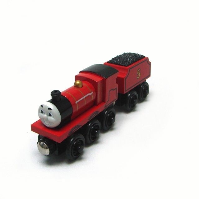 New James The Red Engine Number 5 Coal Thomas Tank Engine Wooden Train