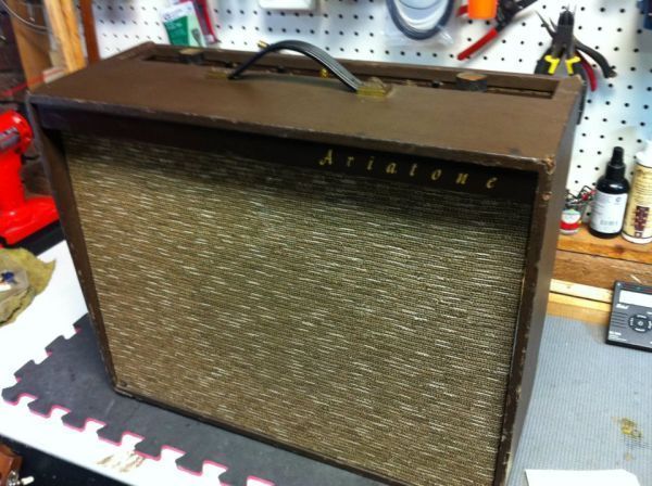  60s Ariatone Tube Amp Like Magnatone Great for Blues Harmonica