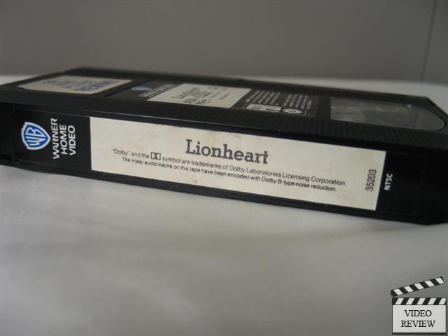 Lionheart VHS Eric Stoltz Gabriel Byrne Nicola Cowper 085393520335