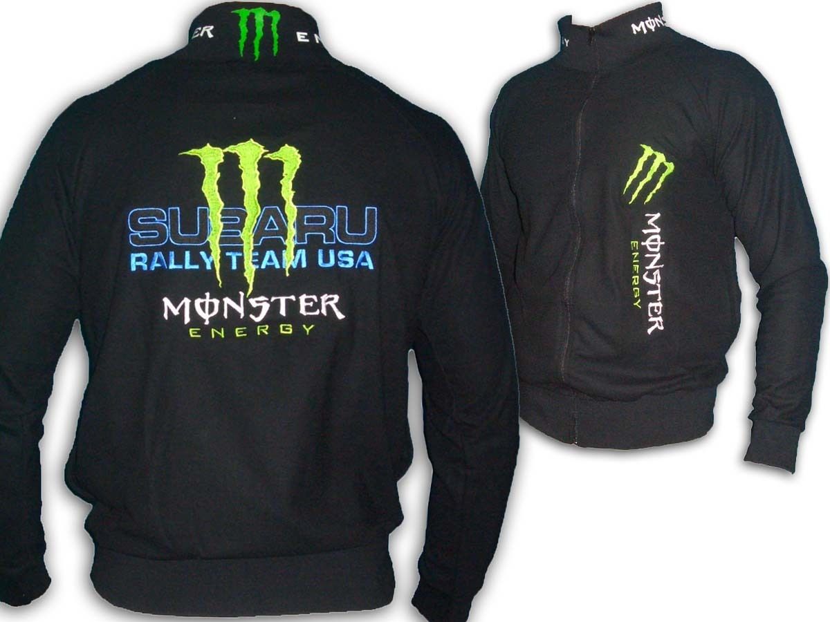 Jacket Jumper Energy Drink Subaru World Rallly Team Racing Cars Logo