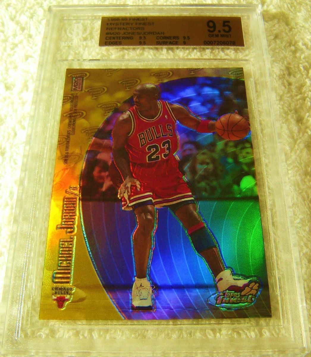 2001 02 TOPPS CHROME FAST & FURIOUS REFRACTOR #FF05 MICHAEL JORDAN BGS