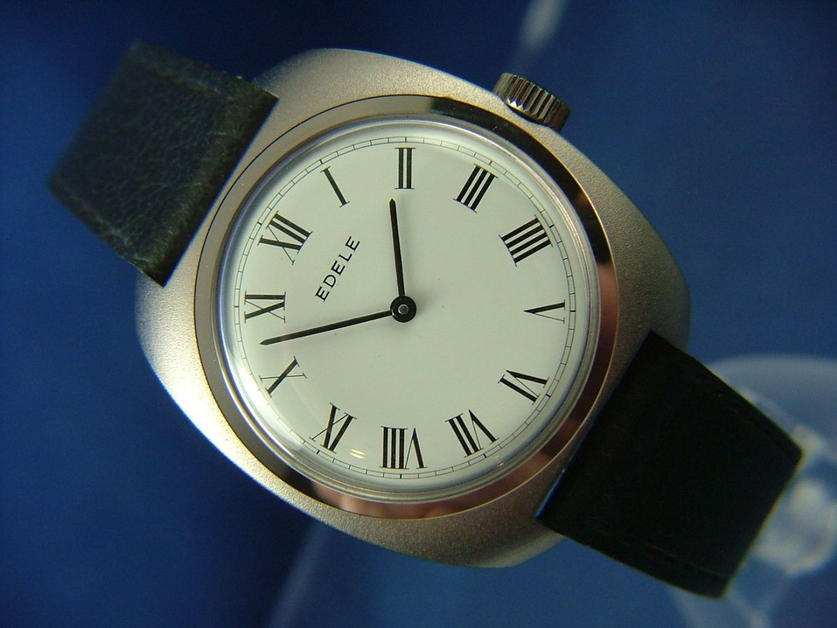 Vintage Retro Edele Swiss Gents Mechanical Watch New Old Stock Circa