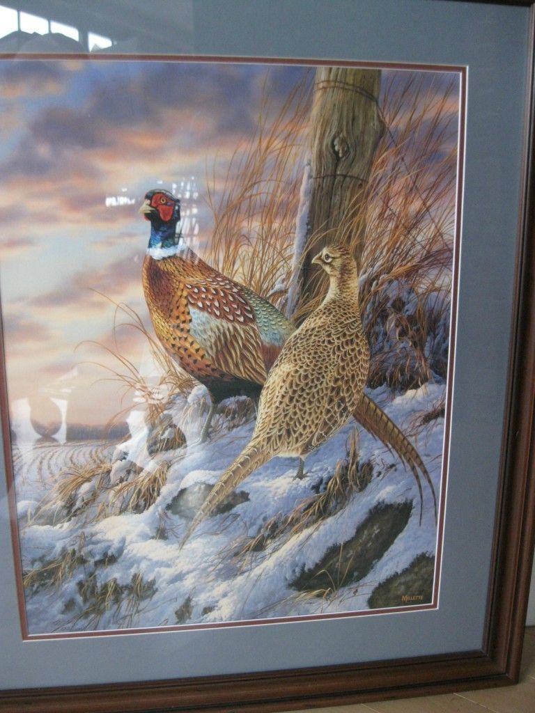 ROSEMARY MILLETTE TWILIGHT ESCAPADES PHEASANTS