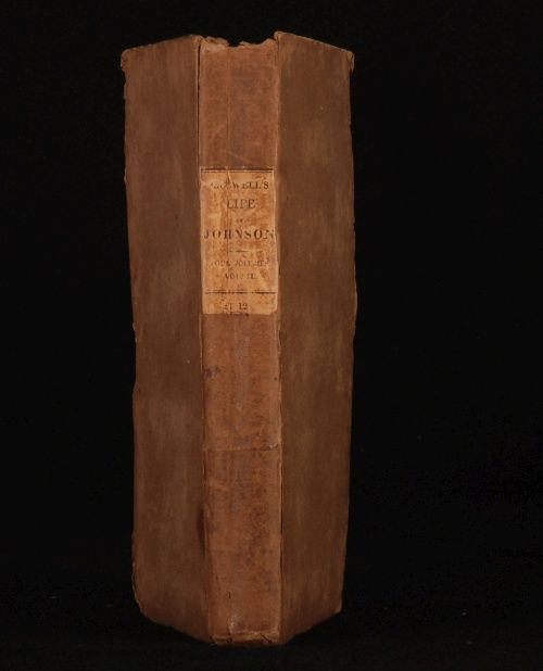  samuel johnson by boswell with notes from edmond malone a little worn