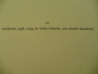 1939 A Peculiar Treasure Hardcover Book Autobiography Edna Ferber