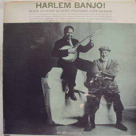 Elmer Snowden Quartet Harlem Banjo LP Vinyl RLP 348