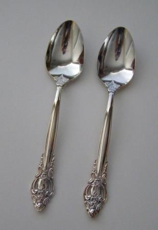 International Empress Silverplate 6 Teaspoons VG