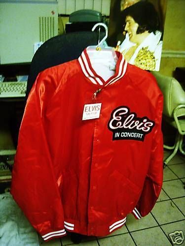 Elvis Presley Concert Tour Jacket Size Large w TCB