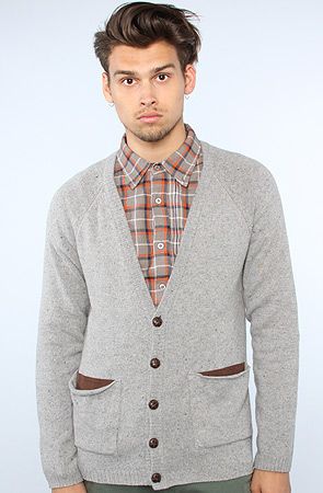 karmaloop elwood the connley cardigan grey karmaloop elwood the