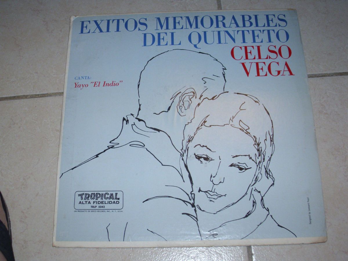 Yayo El Indio LP Celso Vega Exitos Memorables Del Quinteto LP