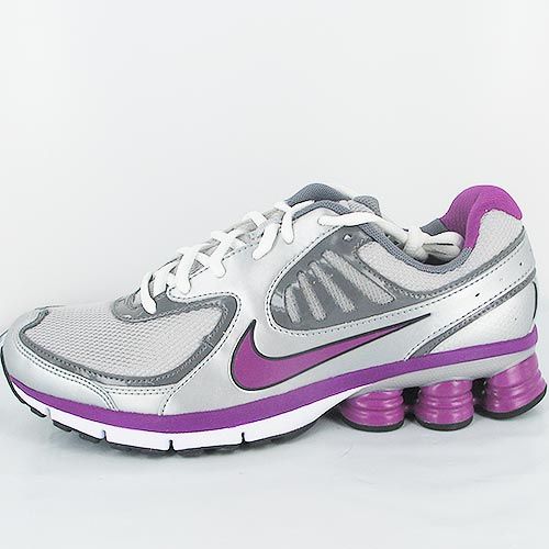 Nike Shox Qualify 396658 060 Silver Plum Womens 5 5