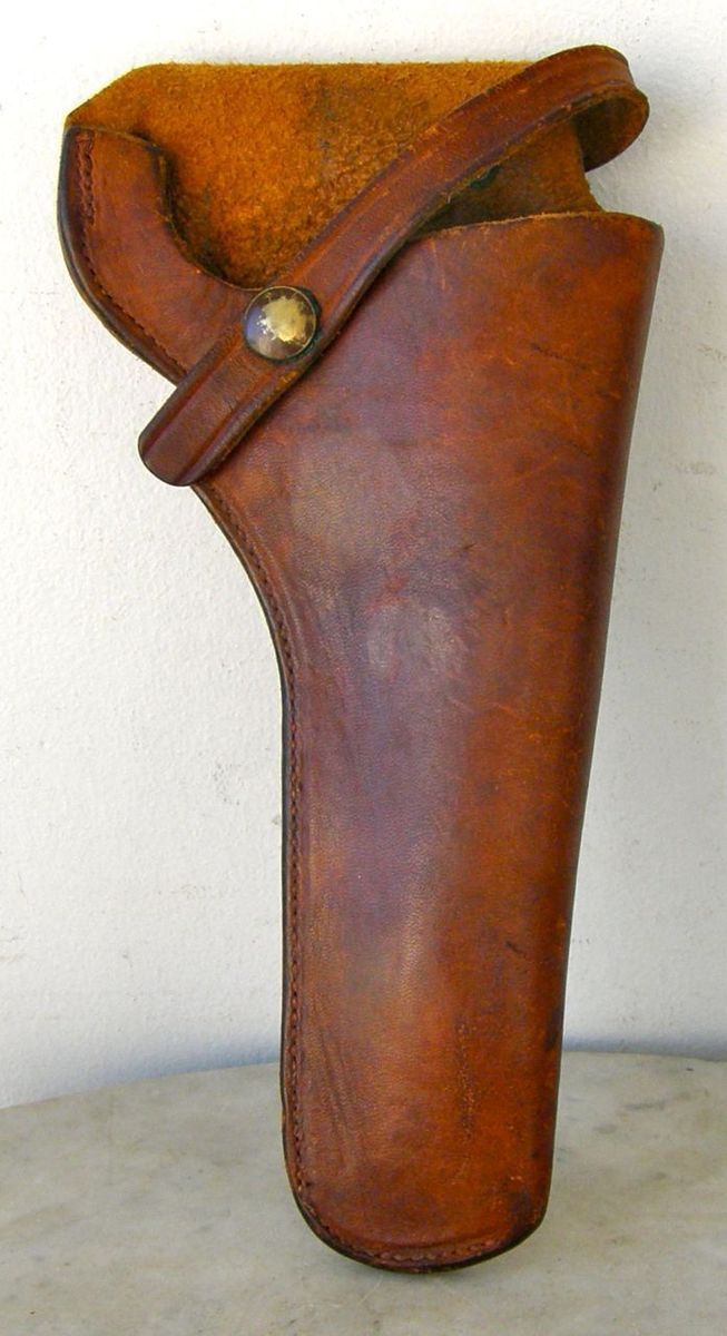 EUBANKS LEATHER HOLSTER #8545 Boise Idaho Snap Strap Closure