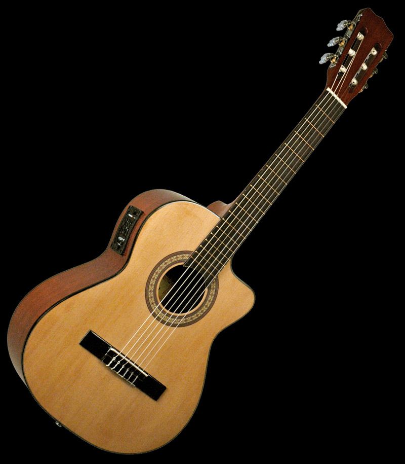 New Lucida Mariachi Cutaway Solid Top Acoustic Electric w EQ Quality