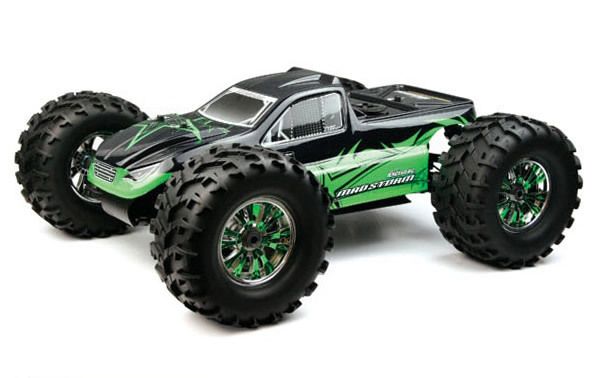 EXCEED RC MADSTORM STAR GREEN 52C63 NITRO MONSTER TRUCK 1 8 RTR