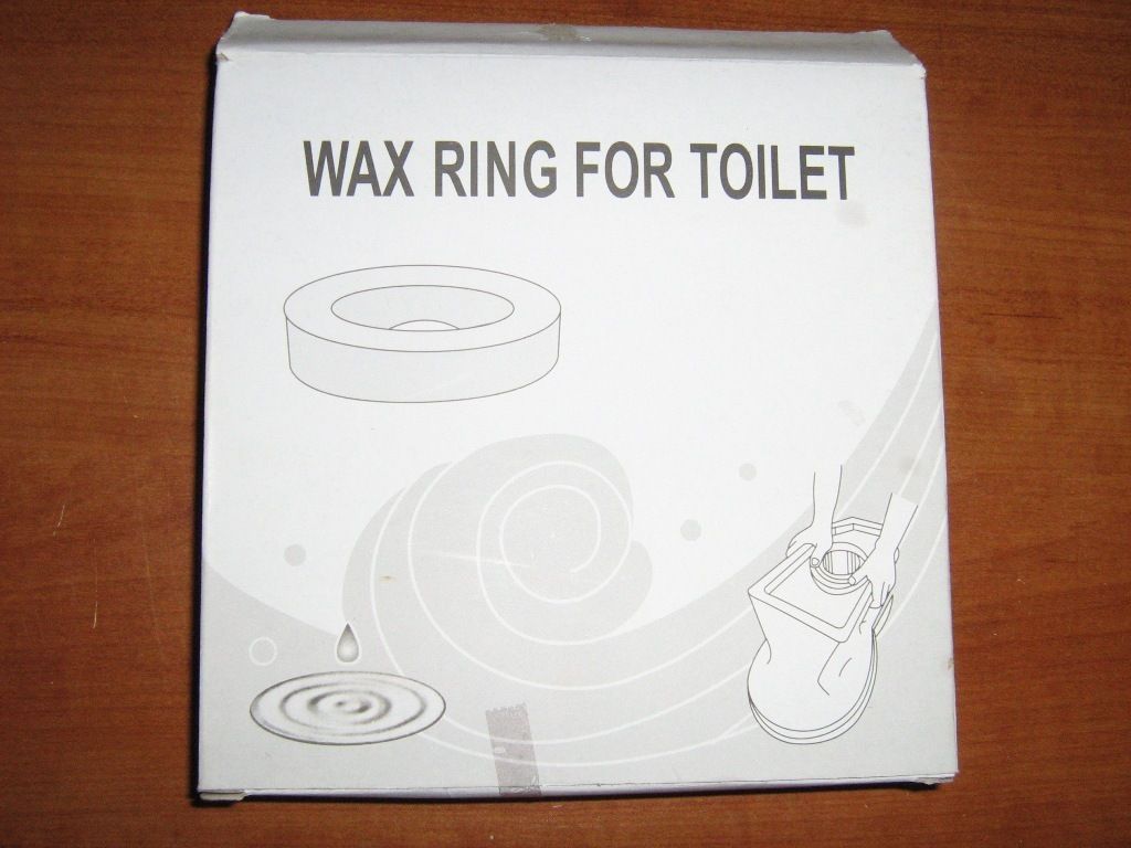WAX RING FOR TOILET STANDARD SIZE APPROX 5 1 2 X 3 NEW IN BOX