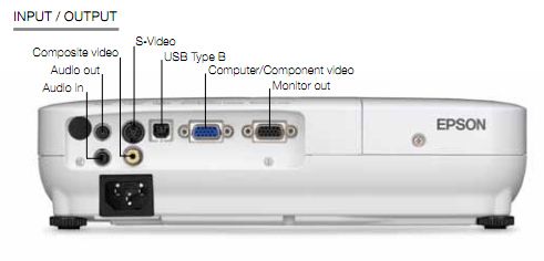 Epson EB X9 (H375B) LCD Projector High Definition HD Ready Home Cinema