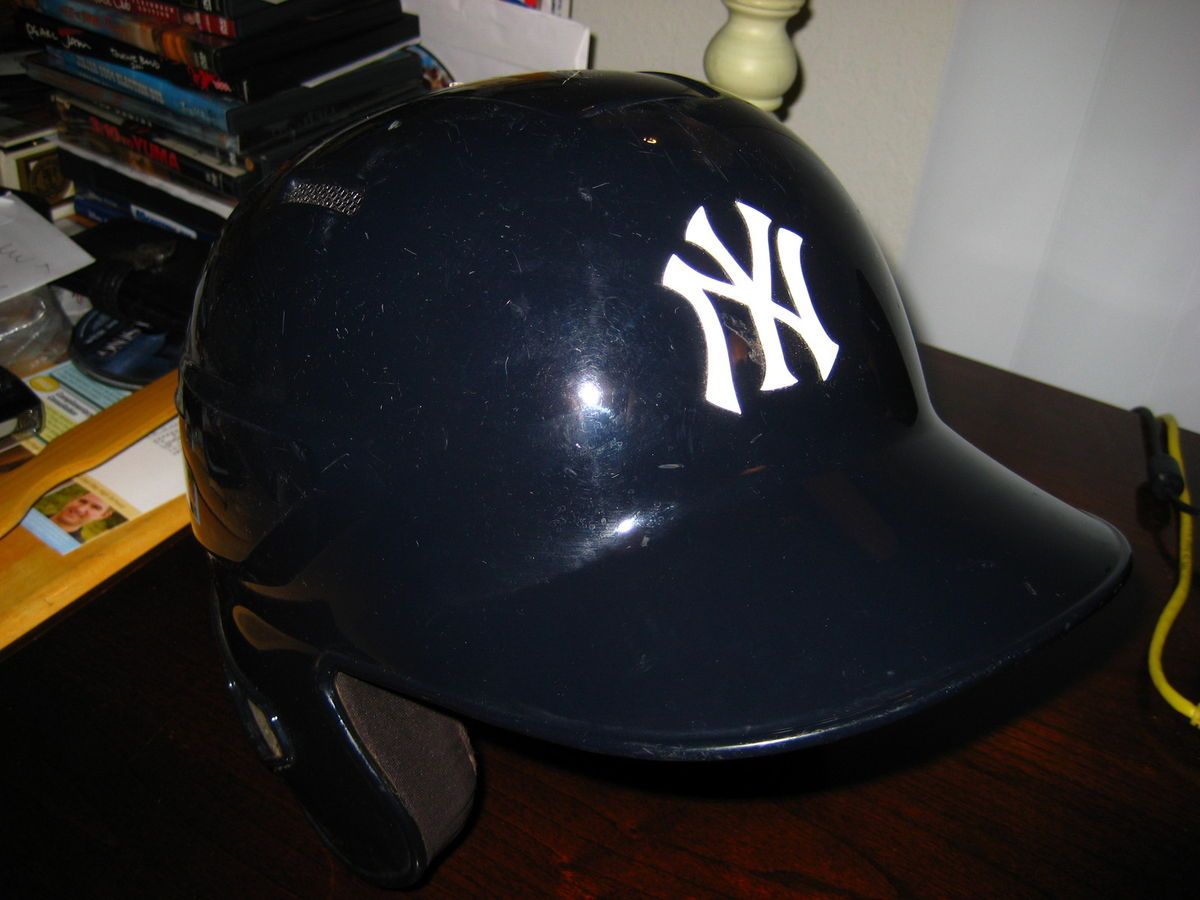  YANKEES Game Used BATTING HELMET Authentic RAWLINGS On Field EQUIPMENT