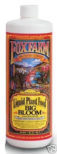 FoxFarm Big Bloom 32 oz Fertilizer Natural Organic