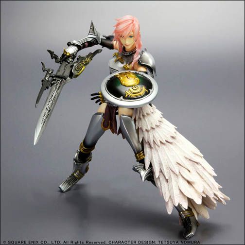 Final Fantasy XIII 2 Lightning Knight Play Arts Kai PVC Action Figure