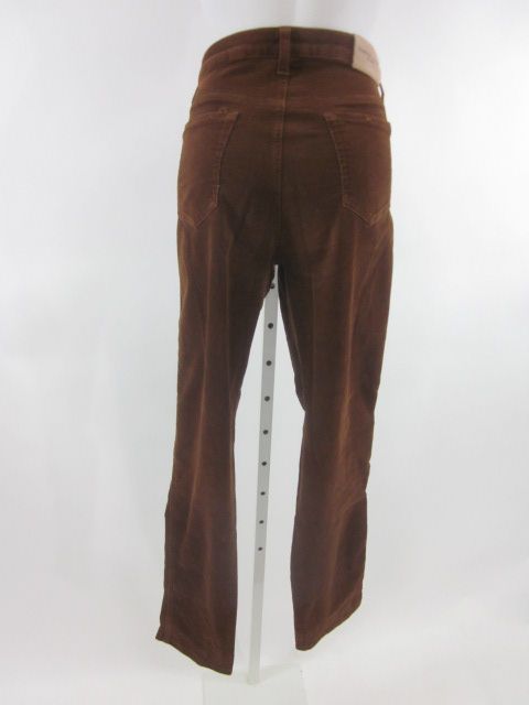 Fabrizio Gianni Brown Straight Leg Corduroy Pants Sz 8