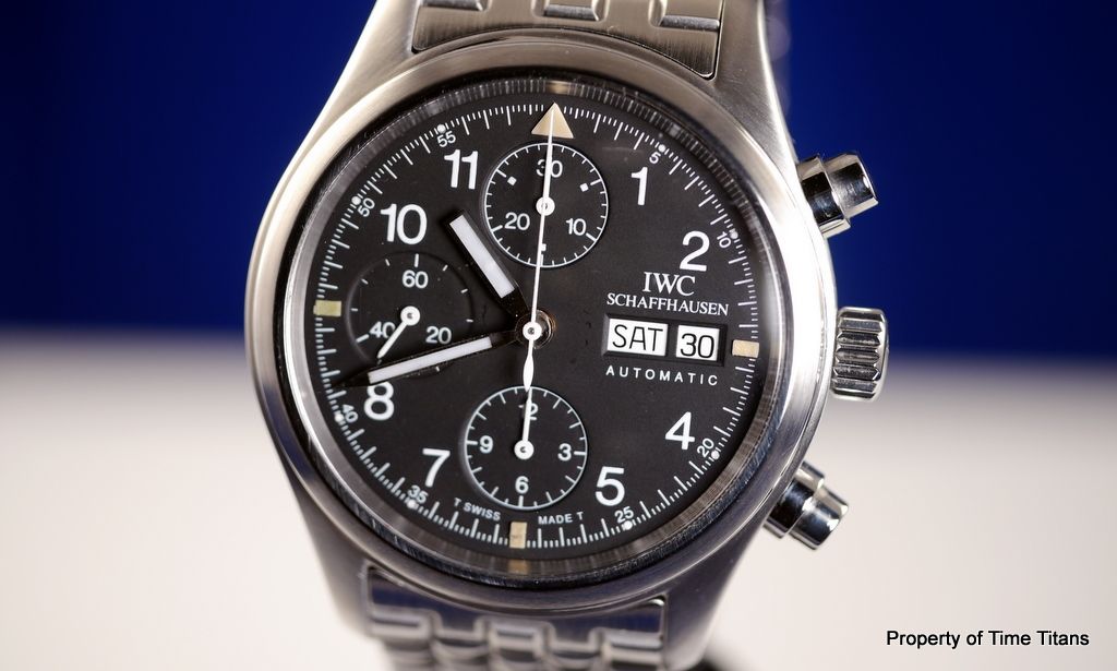 IWC Der Fliegerchronograph 3706 on Pilots Bracelet Nice