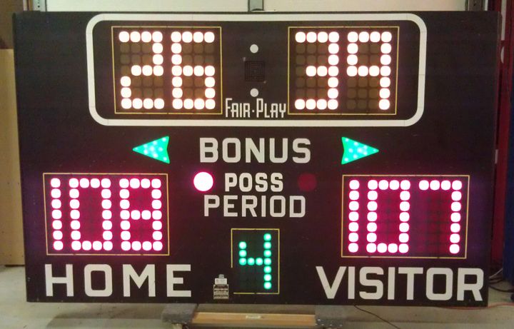 Fair Play Basketball Scoreboard BB 6500 with MP 69 Controller