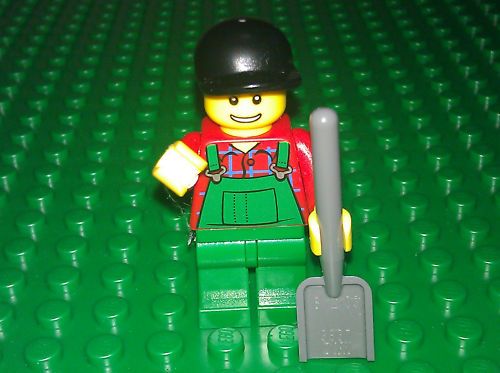 Lego city mini figure 1 farmer new 7566
