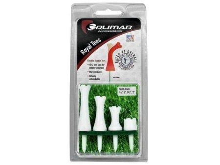 Royal Tee Pina Colada White Multi Pack Golf Tees by Orlimar Free