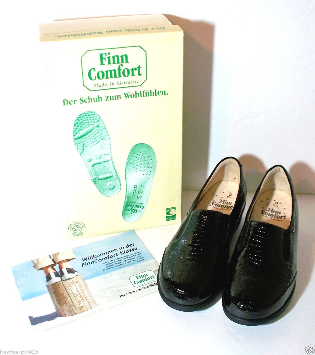 NIB Womens FINN COMFORT TALLINN Style 3568 Black Shoe SIZE UK 8.5, US