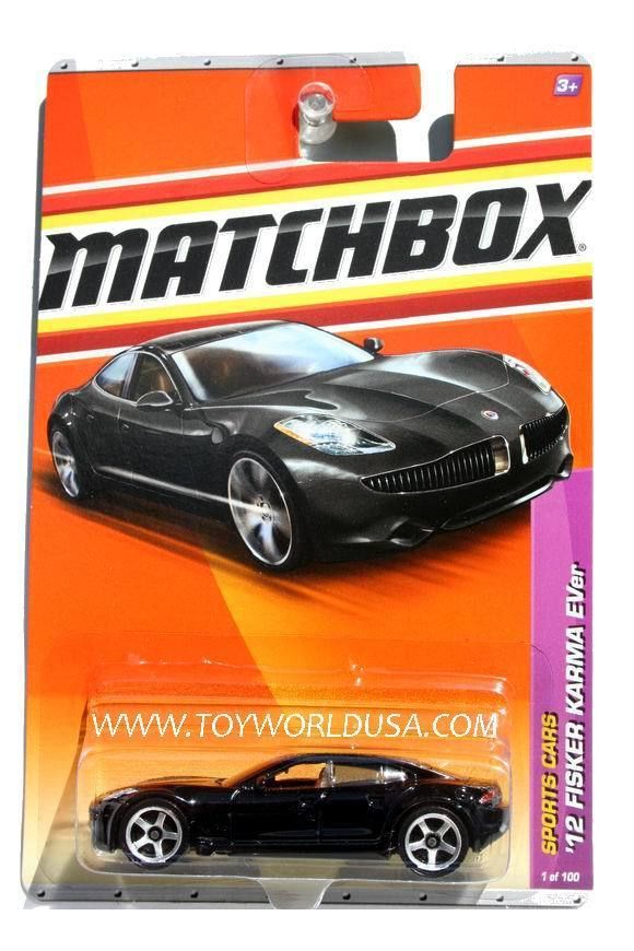 2011 Matchbox 1 Sports Cars 12 Fisker Karma Ever Black