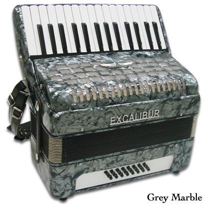 Excalibur Geneva 24 Bass Piano Accordion Ultralight 5 Colors