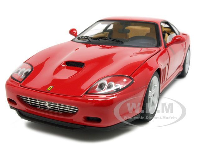 Damaged Box ELITE FERRARI 575M 575 M MARANELLO RED 1 18 DIECAST