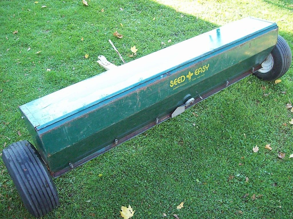 Garber 72 Lawn Seed Fertilizer Pull Behind Drop Spreader