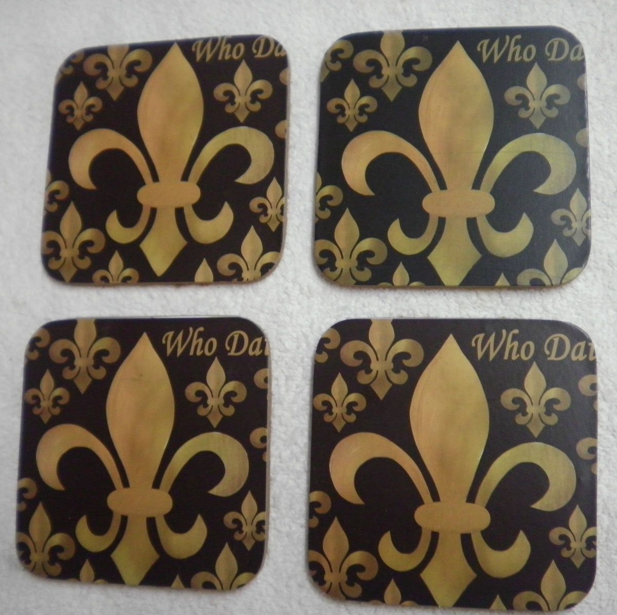 Fleur de Lis Coasters Set of 4