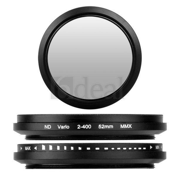  Adjustable Neutral Density ND Fader Filter ND2 ND4 ND8 to ND400