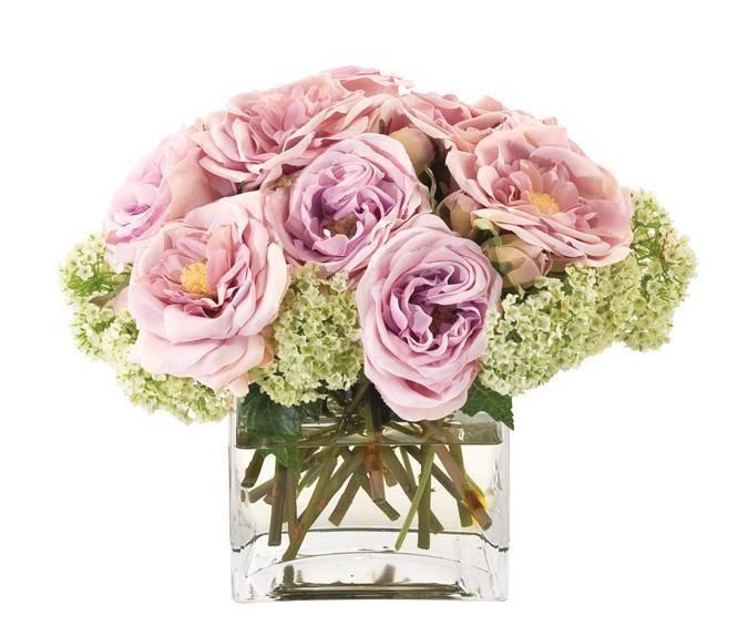 NDI 2011 Lavender Roses Snowball Floral Arrangement