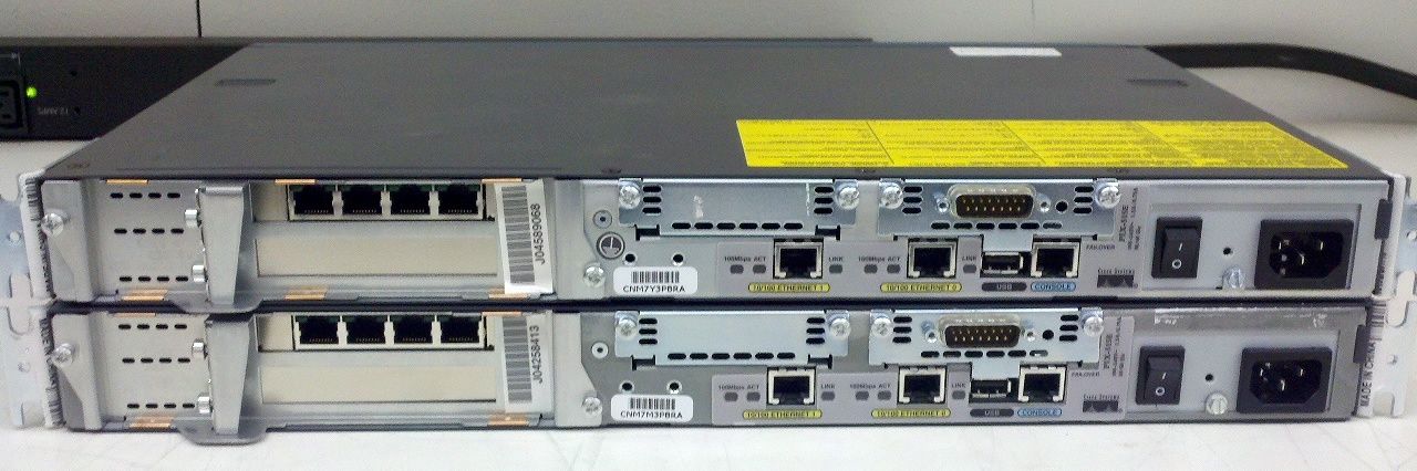 Qty 2 Cisco PIX 515E Firewalls 6 FE UR fo License