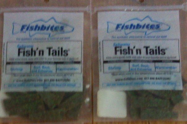 Lot of 2 Fishbites Saltwater FishN Strips Shrimp Whiting Spot