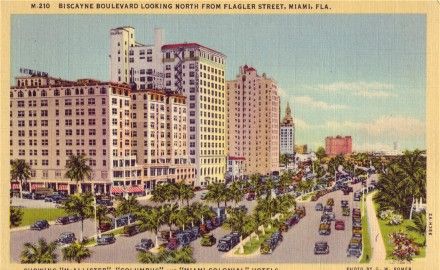 Linen Biscayne Boulevard Flagler Street Miami FL