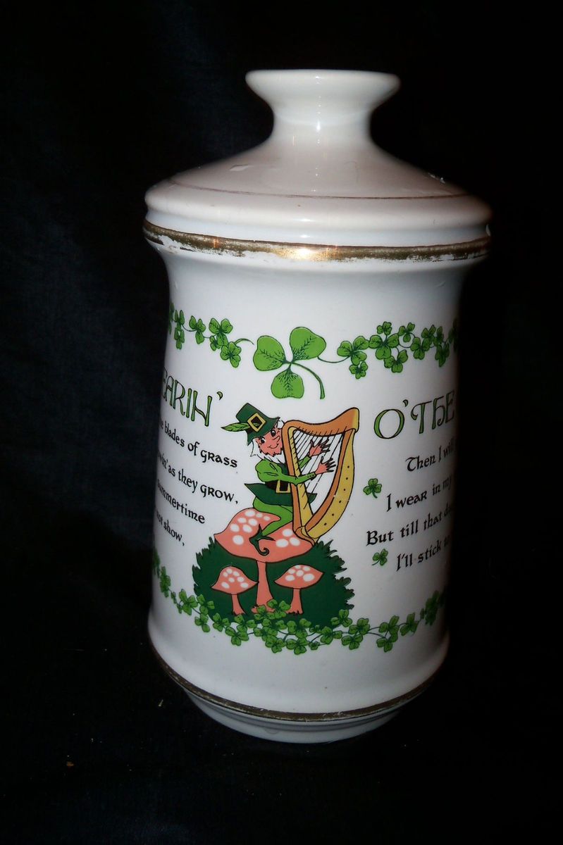   Leprechaun Ireland Porcelain Decanter Stitzel Weller Old Fitzgerald