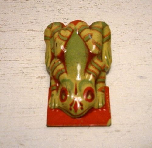 Antique Frog Clicker Noise Maker Brooklyn New York