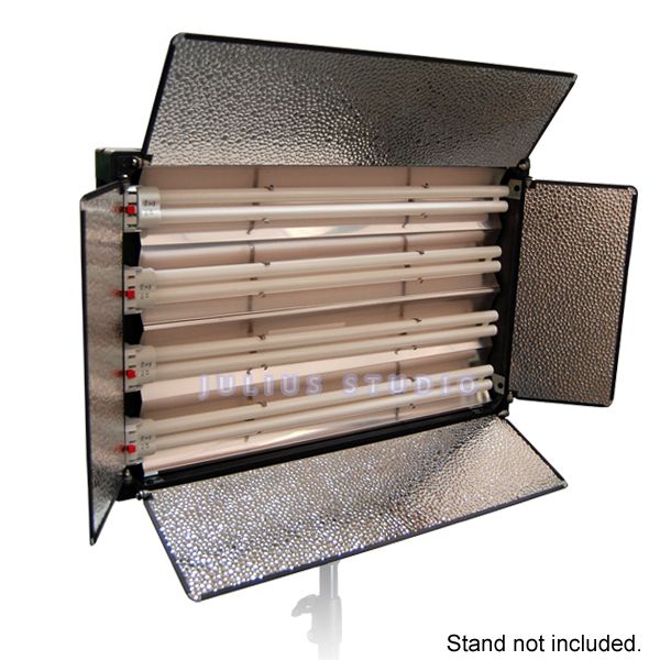 1100 Watt Photo Studio Digital Lighting Fluorescent 4 Bank Barndoor