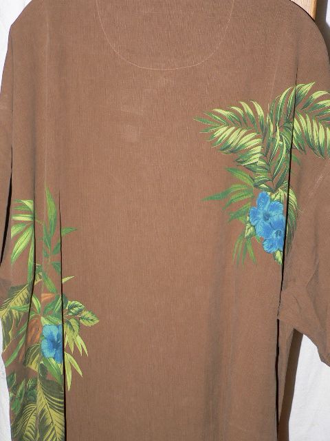 NEW TOMMY BAHAMA BAHAMA FELLINI FLORAL SILK CAMP SHIRT L NWT