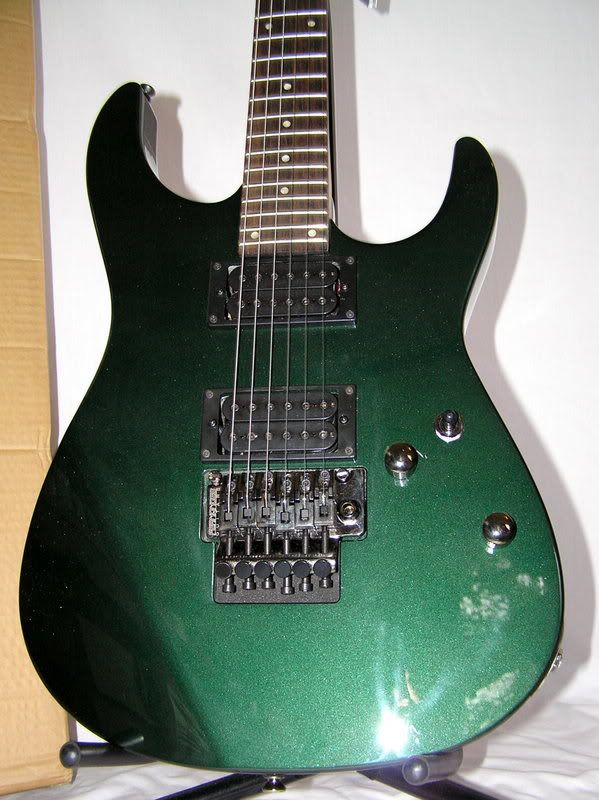 Fernandes Revolver Floyd Rose Tremolo Green Metallic Gloss UNPLAYED