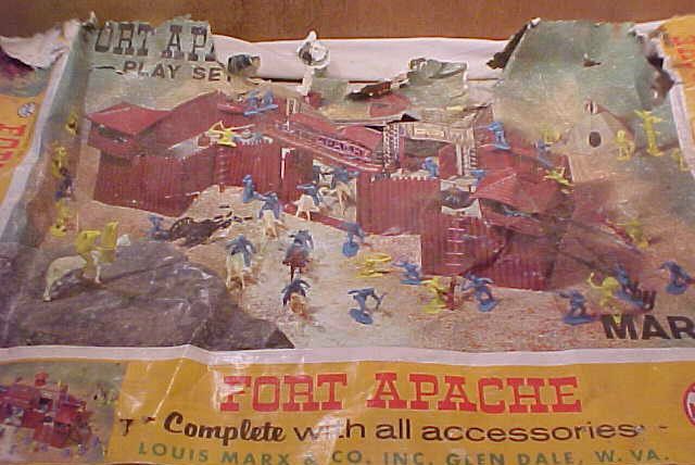 1970s Marx Fort Apache Play Set