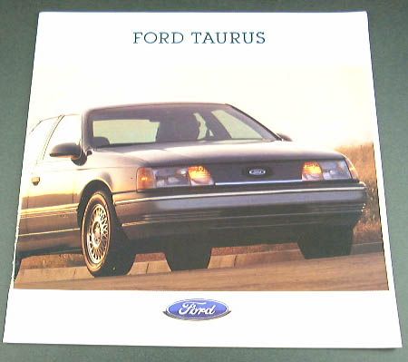 Original 1988 Ford Taurus Brochure. Covers the L, GL, LX, MT 5 models