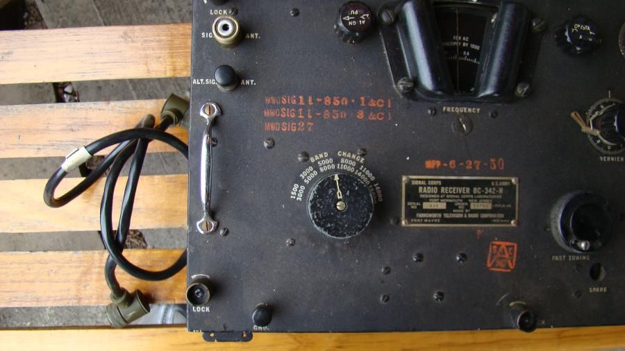 WWII Signal Corps BC 342 N Radio Receiver