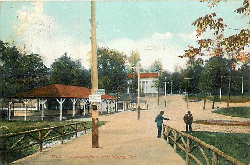 In Fort Wayne Robinson Park mailed 1907 R63101