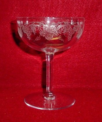 Fostoria Crystal Vintage pttrn Champagne Tall Sherbet