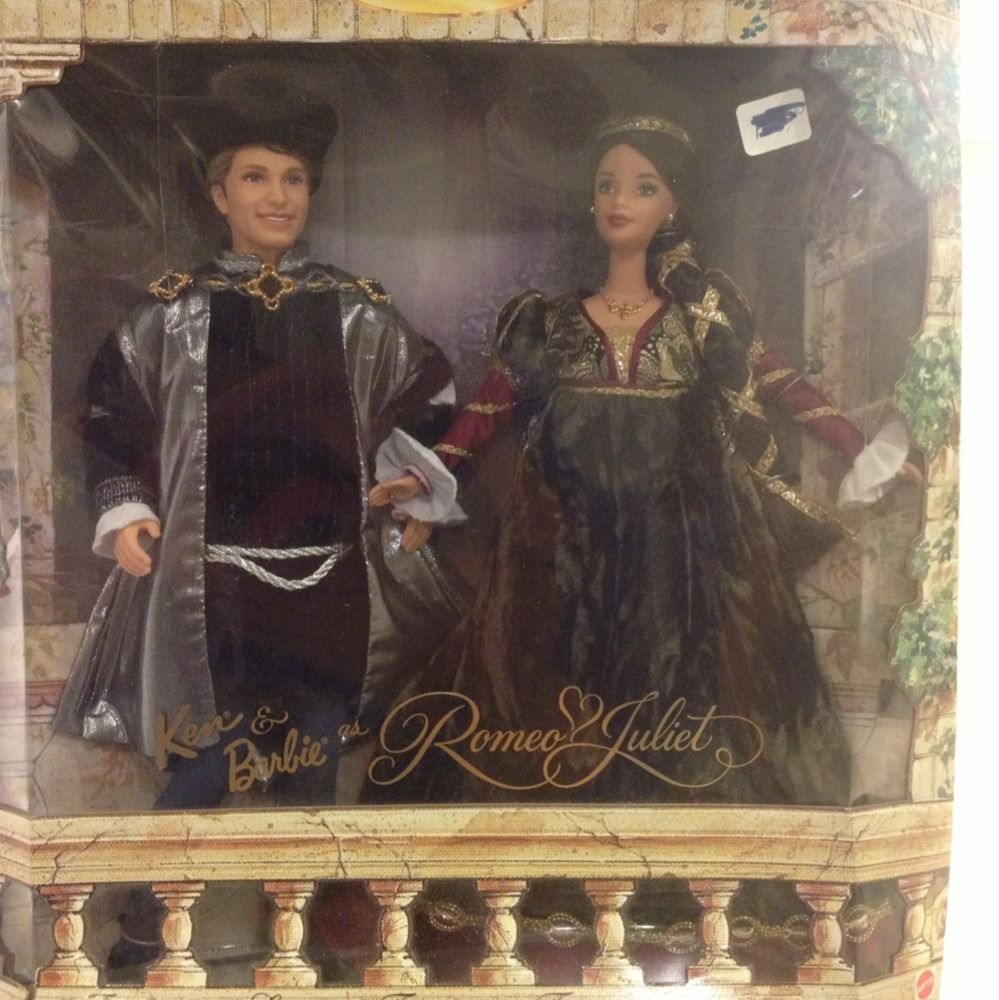 1998 Limited Edition Together Forever Ken Barbie as Romeo Juliet Dolls